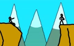 Screenshot aus "Stick Cliffs 2" auf youtube